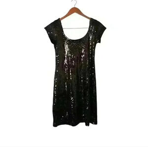 MKM Designs Sequined Dress Black Size Small